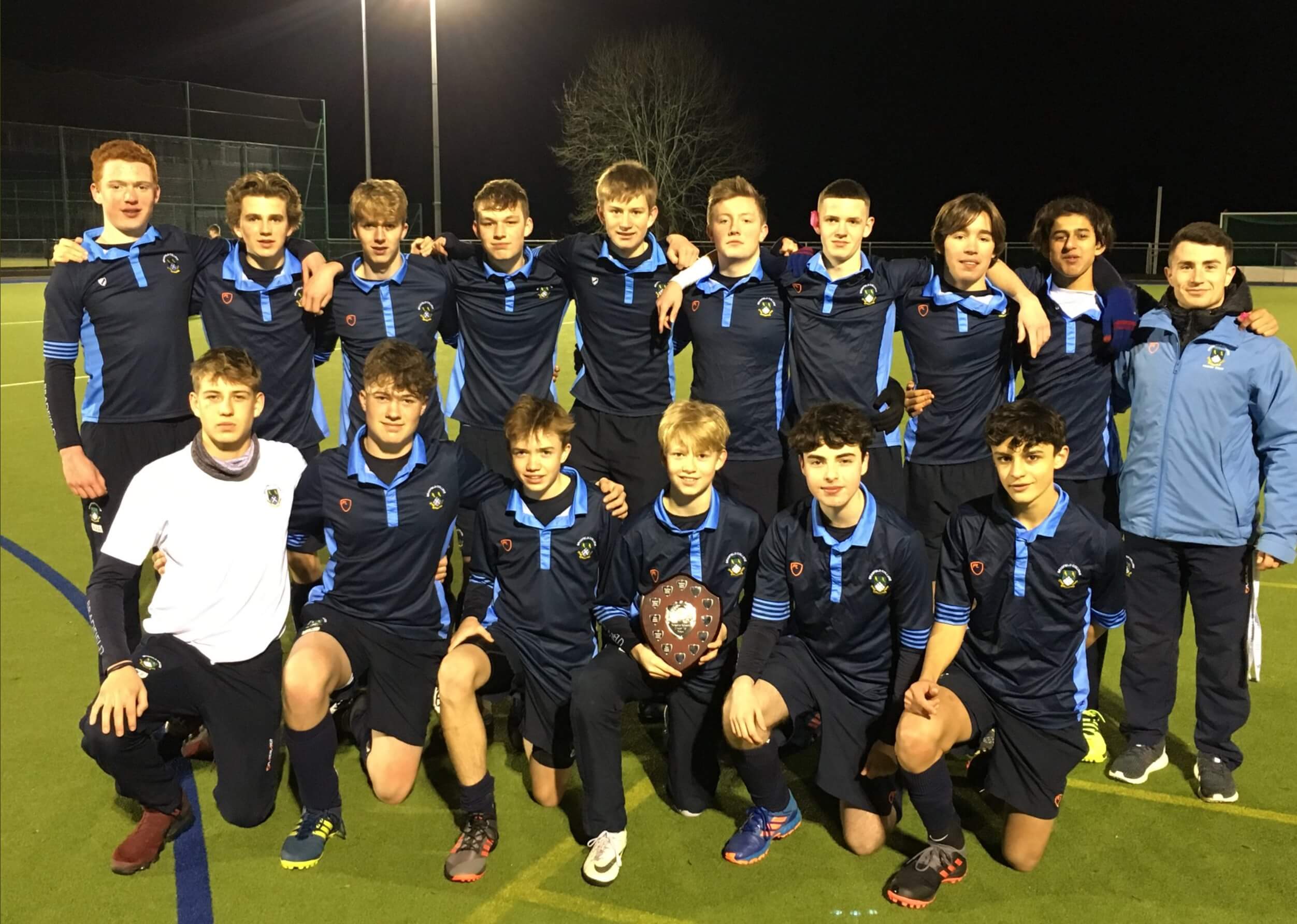 U16 Hockey Boys Win Berkshire County Tournament Bradfield College
